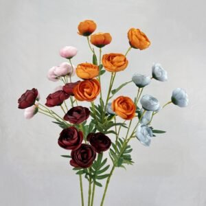 7-head artificial tea roses