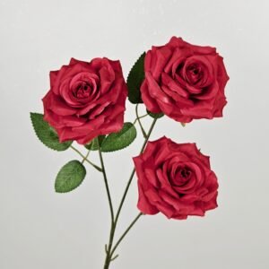 3-headed diamond rose artificial flowers