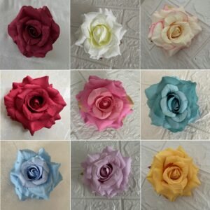 Artificial rose head
