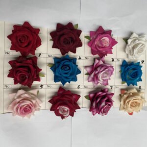 Velvet corner rose artificial flowers