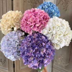 single hydrangea artificial flowers