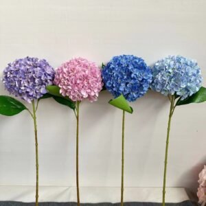 3 leaves and 216 petals of artificial hydrangea