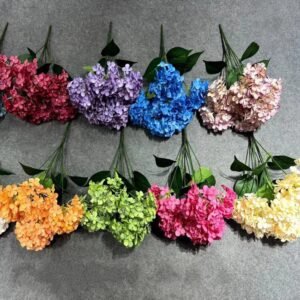 artificial hydrangea flowers
