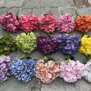 Artificial hydrangea bouquet