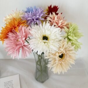 Single Stem Artificial Gerbera Silk Flower