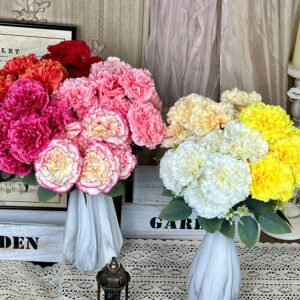 7-Head Artificial Carnation Bouquet