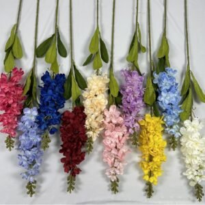 Delphinium Silk Faux Flowers bouquet