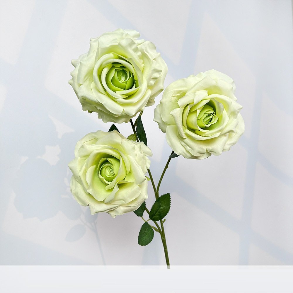 3-Head Moonlight Artificial Rose Spray Stem rs0002 - Image 8