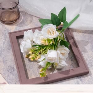 Artificial 10-Head Mini Rose Spray Stem