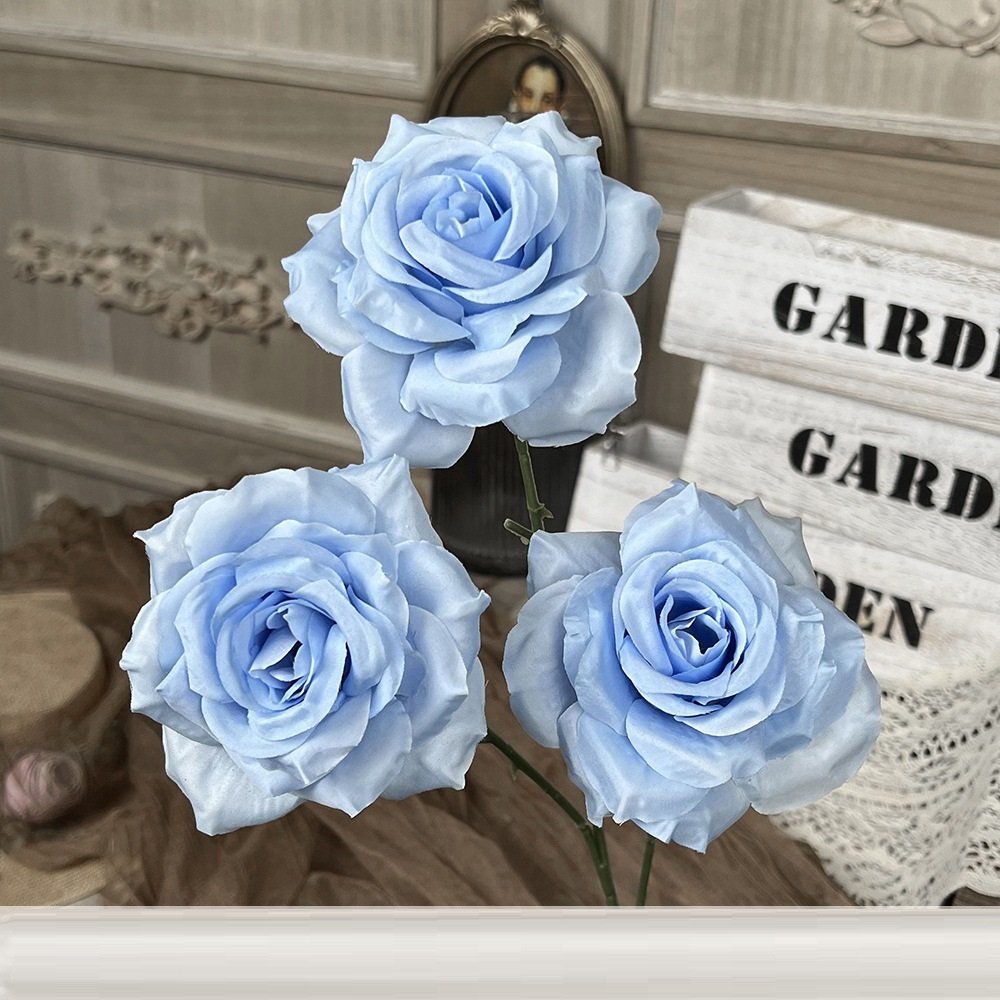 Wholesale 3-Head Artificial Rose Flower Stem rs0005 - Image 11