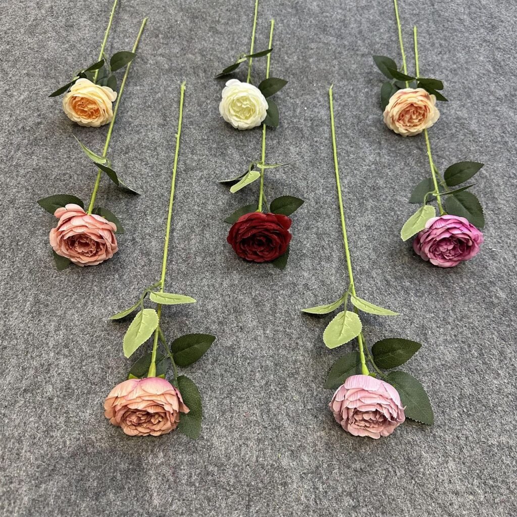 Wholesale Artificial Austin Rose Stem All Color